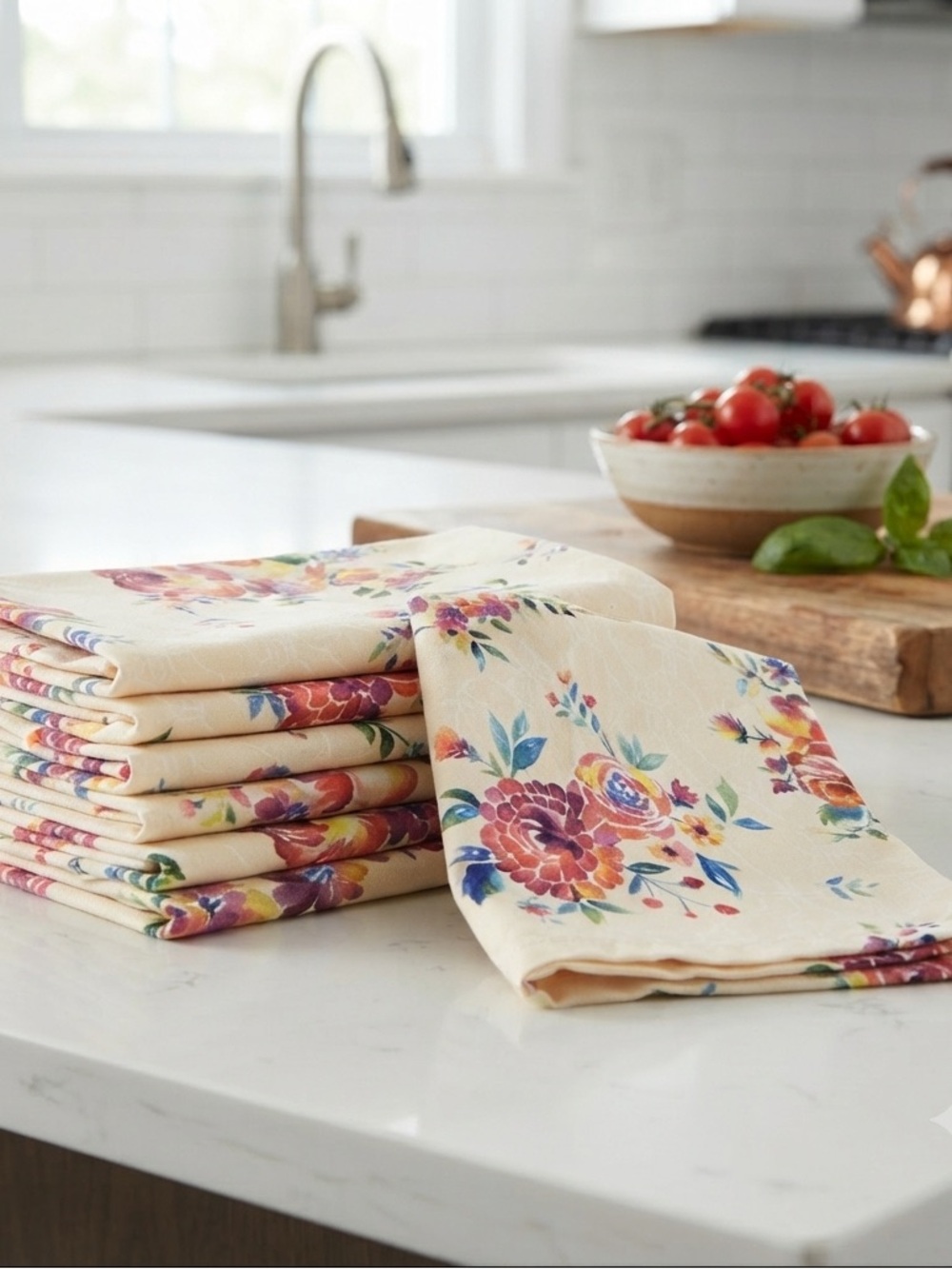 Floral Cotton Napkin Set